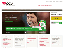 Tablet Screenshot of callcenter-verband.de